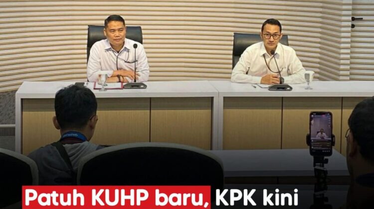 KPK tidak lagi menampilkan tersangka dalam konferensi pers setelah KUHAP baru (UU No. 20 Tahun 2025) resmi berlaku mulai 2 Januari 2026
