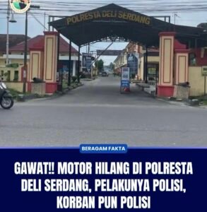 Kasus polisi colong motor polisi di Polresta Deli Serdang bikin geleng-geleng. Motor hilang di barak, pelaku sesama aparat. Satir tentang keamanan, disiplin, dan ironi di rumah sendiri.