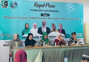 FORHATI Nasional menggelar rapat pleno untuk memperkuat peran perempuan melalui program pangan, kesehatan, dan budaya menuju Indonesia Emas 2045. (Foto: prabainsight)