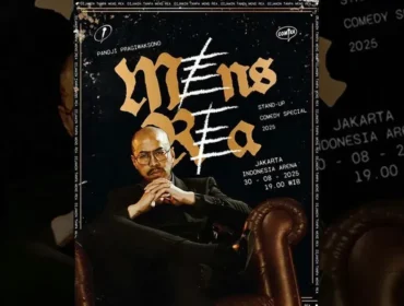 Pandji Pragiwaksono dilaporkan ke Polda Metro Jaya terkait materi stand up Mens Rea yang dianggap merendahkan dan menimbulkan kegaduhan publik.(Istimewa)