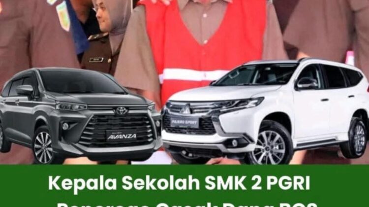 Kepala SMK PGRI 2 Ponorogo diduga korupsi dana BOS Rp25,8 miliar untuk beli mobil mewah dan bus pariwisata. Vonis 12 tahun penjara sudah dijatuhkan.(Istimewa)