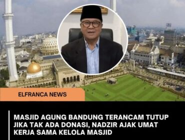 Pengelola Masjid Agung Bandung mengandalkan donasi jemaah usai dukungan dana Pemprov dihentikan. Kebutuhan operasional masjid capai Rp200 juta per bulan.