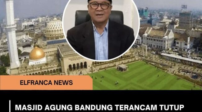 Pengelola Masjid Agung Bandung mengandalkan donasi jemaah usai dukungan dana Pemprov dihentikan. Kebutuhan operasional masjid capai Rp200 juta per bulan.