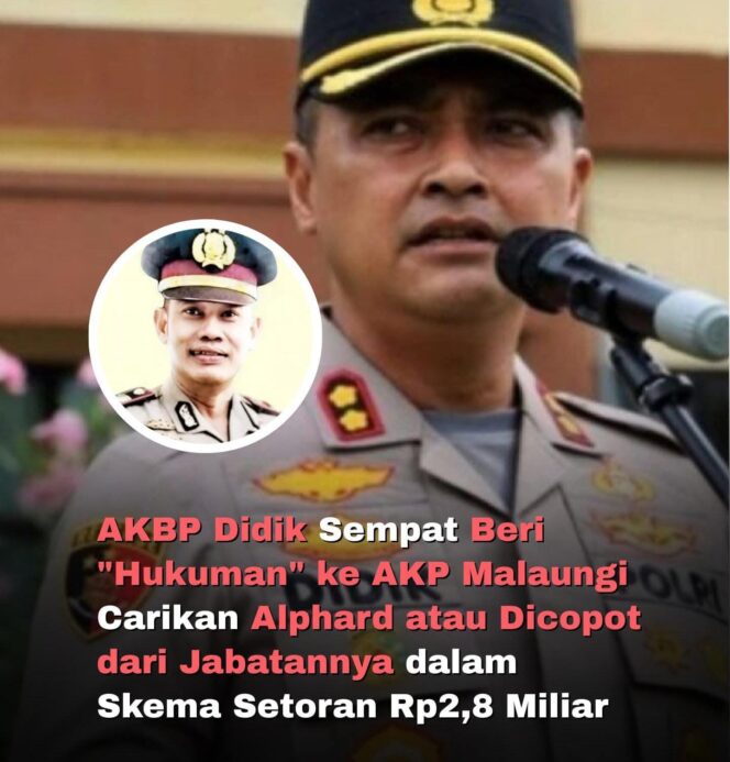 
					Skema setoran dana bandar narkoba ke eks Kapolres Bima Kota terungkap. Dari aliran Rp2,8 miliar hingga “hukuman” mencari Alphard, kasus ini membuka wajah relasi uang, jabatan, dan narkoba di tubuh kepolisian.