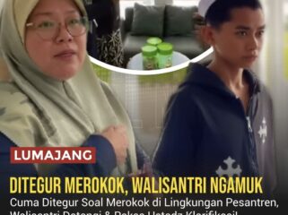Video viral memperlihatkan seorang istri polisi mendatangi ustadz di pesantren usai santri ditegur karena merokok. Peristiwa yang diduga terjadi di Lumajang ini menuai beragam reaksi warganet.