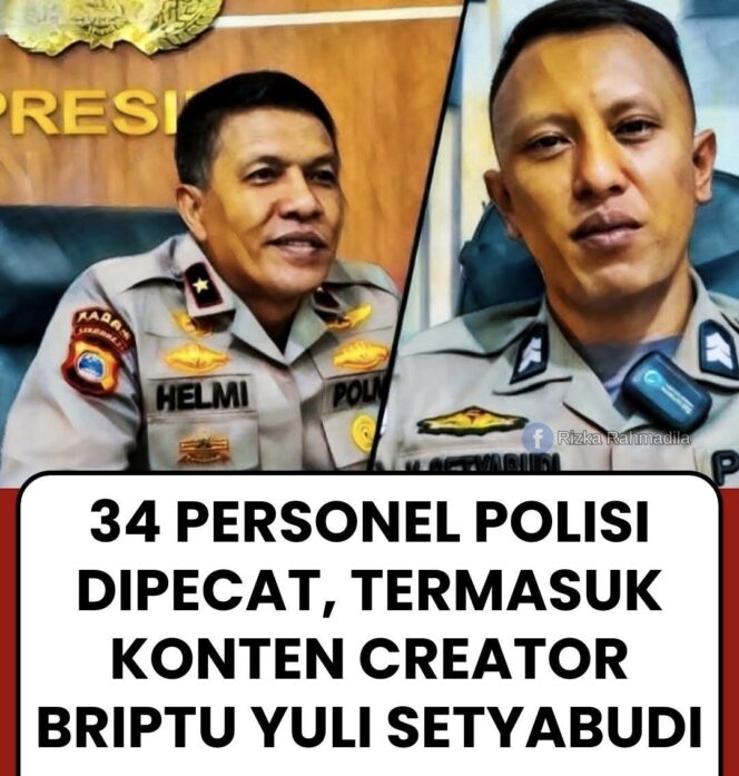 
					Wakapolda Sulawesi Tengah, Brigjen Pol Helmi Kwarta Kusuma Putra Rauf, menegaskan bahwa sanksi tersebut dijatuhkan setelah para personel melewati rangkaian pemeriksaan menyeluruh hingga sidang kode etik profesi Polri.