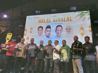 Sandri Rumanama soroti ketimpangan Maluku dalam Halal Bihalal Pemuda Timur, desak pemerataan pembangunan dan peran aktif generasi muda.