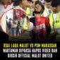 Sejumlah wartawan diduga mendapat intimidasi dari oknum official Malut United usai laga melawan PSM Makassar di Stadion Gelora Kie Raha, Ternate. Wartawan diminta menghapus video hingga wasit sempat tertahan di stadion.