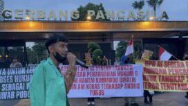 Kasus teror air keras terhadap aktivis KontraS Andrie Yunus disorot mahasiswa. Mereka mendesak DPR membentuk TGPF dan mengusut dalang di balik serangan.(Istimewa)