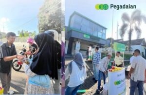 Pegadaian Kantor Wilayah IX Jakarta 2 meluncurkan program MPL 2026 dengan menyalurkan bantuan makanan dari UMKM lokal untuk masyarakat, sekaligus mendorong ekonomi pelaku usaha kecil.(Istimewa)