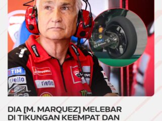 Ducati menjelaskan penyebab Marc Marquez gagal finis di MotoGP Thailand usai pelek belakang rusak akibat menghantam kerb Tikungan 4. Michelin menyebut suhu panas dan karakter kerb agresif jadi faktor risiko.
