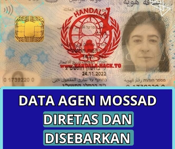 
					Dokumen rahasia Mossad milik Laura Gelinsky, mantan Wakil Direktur Perencanaan dan Strategi, berhasil diretas oleh kelompok hacker pro-Palestina Handala. Operasi ini juga melumpuhkan perusahaan AS, Stryker, sebagai balasan atas konflik militer AS-Israel ke Iran.