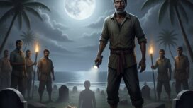 Kisah horor nyata dari Kampung Mawar Biru. Seorang nelayan menemukan sosok perempuan memakan mayat anak kecil di dalam kuburan yang baru digali. Teror mengerikan ini mengubah kebiasaan warga menjaga makam selamanya.