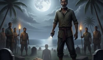 Kisah horor nyata dari Kampung Mawar Biru. Seorang nelayan menemukan sosok perempuan memakan mayat anak kecil di dalam kuburan yang baru digali. Teror mengerikan ini mengubah kebiasaan warga menjaga makam selamanya.