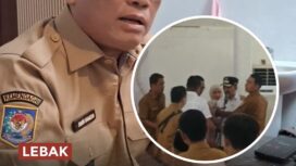 Ketegangan Bupati vs Wabup Lebak pecah saat acara silaturahmi. Sebutan “napi” dari Bupati Hasbi dibalas Amir Hamzah dengan kritik tajam soal kinerja. Drama politik ini jadi sorotan publik.(Istimewa)