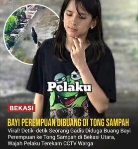 Warga Perumahan Tytian Kencana, Bekasi Utara, digegerkan dengan penemuan bayi perempuan yang masih hidup di dalam tong sampah. Polisi menyelidiki rekaman CCTV yang memperlihatkan seorang perempuan membawa plastik hitam.