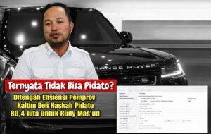 Pemprov Kaltim menganggarkan Rp 73,7 juta untuk jasa penulisan pidato gubernur dalam APBD 2026. Paket pengadaan langsung ini tercatat di Inaproc dengan pagu Rp 80,4 juta dan memicu sorotan publik.