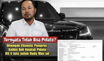 Pemprov Kaltim menganggarkan Rp 73,7 juta untuk jasa penulisan pidato gubernur dalam APBD 2026. Paket pengadaan langsung ini tercatat di Inaproc dengan pagu Rp 80,4 juta dan memicu sorotan publik.