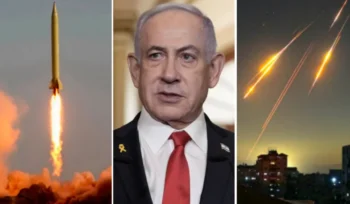 Iran mengklaim rudal balistik Khaibar menghantam kantor Perdana Menteri Israel di Yerusalem. 