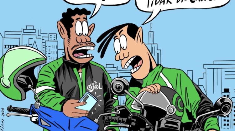 BHR ojol 2026 naik 100 persen menjadi Rp220 miliar. Delapan aplikator termasuk GoTo dan Grab menyalurkan bonus kepada sekitar 1 juta mitra sesuai SE Menaker terbaru.(Foto: Istimewa)