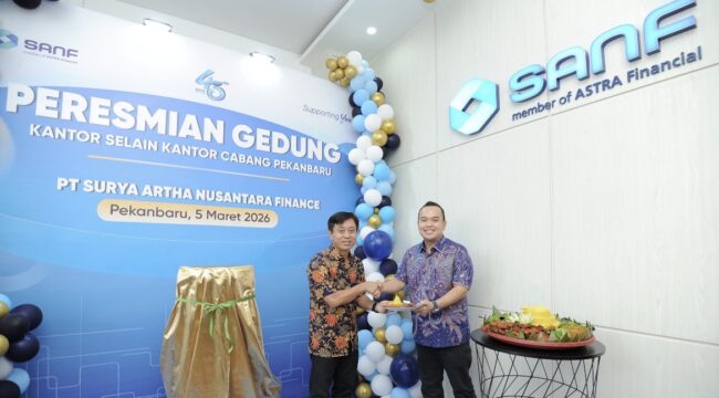 Astra Financial melalui SANF meresmikan kantor Business Operation baru di Pekanbaru untuk memperkuat layanan pembiayaan dan mendukung pertumbuhan bisnis di Riau.