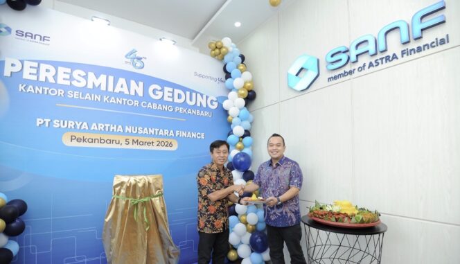 
					Astra Financial melalui SANF meresmikan kantor Business Operation baru di Pekanbaru untuk memperkuat layanan pembiayaan dan mendukung pertumbuhan bisnis di Riau.