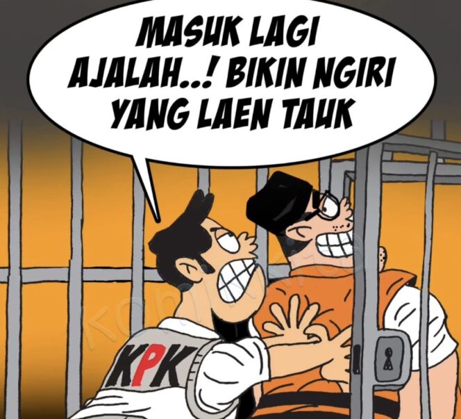 
					Usai sempat Lebaran di rumah, Yaqut Cholil Qoumas kembali ke rutan dan diperiksa KPK terkait kasus dugaan korupsi kuota haji.(Foto:Istimewa)