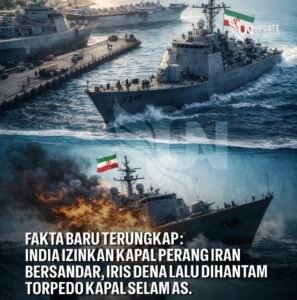 Kronologi tenggelamnya fregat Iran IRIS Dena di Samudra Hindia terungkap. Kapal disebut terkena torpedo kapal selam AS setelah Iran meminta izin sandar ke India