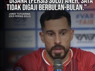 Jordy Tutuarima mengungkap alasan hengkang dari Persis Solo setelah 9 pemain asing dilepas mendadak dan gaji tak dibayar berbulan-bulan. Ini faktanya.(Istimewa)