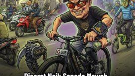 Gubernur Jateng Ahmad Luthfi jadi sorotan usai gowes pakai sepeda listrik seharga ratusan juta. Benarkah kampanye hemat energi atau sekadar gaya?(Istimewa)