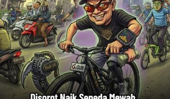 Gubernur Jateng Ahmad Luthfi jadi sorotan usai gowes pakai sepeda listrik seharga ratusan juta. Benarkah kampanye hemat energi atau sekadar gaya?(Istimewa)