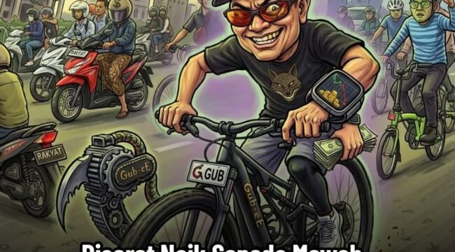 Gubernur Jateng Ahmad Luthfi jadi sorotan usai gowes pakai sepeda listrik seharga ratusan juta. Benarkah kampanye hemat energi atau sekadar gaya?(Istimewa)