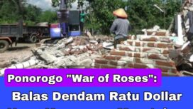 Aksi nekat TKW di Ponorogo hancurkan rumah Rp350 juta pakai ekskavator usai suami diduga selingkuh. Mediasi gagal, konflik rumah tangga berujung dramatis.(Istimewa)