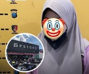 Viral wanita di Medan bawa parang ancam karyawan toko HP usai merasa tertipu promo iPhone Rp2 juta. Rugi Rp10 juta, pelaku kini diamankan polisi.(Istimewa)