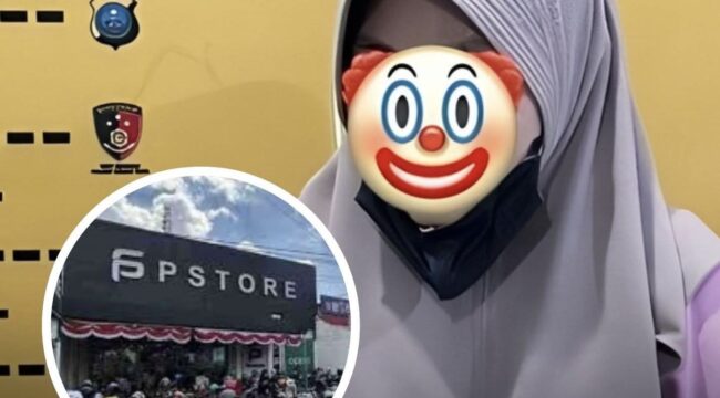 Viral wanita di Medan bawa parang ancam karyawan toko HP usai merasa tertipu promo iPhone Rp2 juta. Rugi Rp10 juta, pelaku kini diamankan polisi.(Istimewa)