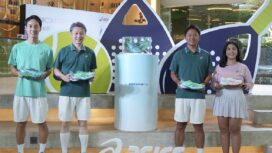 ASICS meluncurkan sepatu padel SONICSMASH™ FF di Jakarta dengan teknologi canggih untuk mendukung performa dan tren olahraga padel yang kian populer di Indonesia.(Foto:Asics)