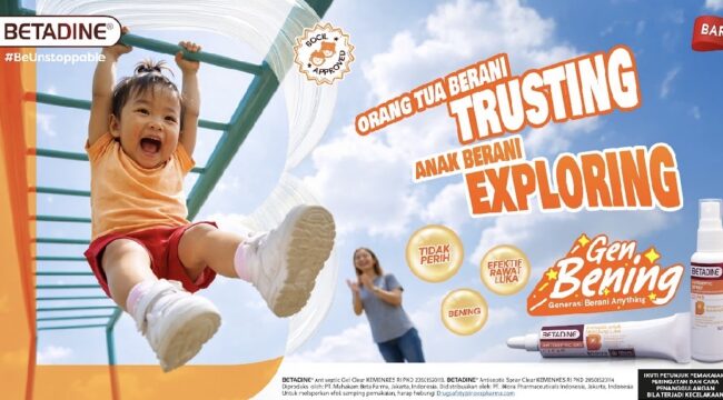 Betadine dukung PP Tunas untuk batasi screen time anak dan dorong aktivitas bermain aktif demi tumbuh kembang optimal di era digital.(Foto Istimewa)