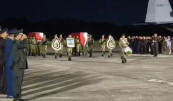 Dua prajurit TNI yang gugur dalam misi perdamaian PBB di Lebanon tiba di Yogyakarta dan disambut upacara militer. Suasana haru iringi kepulangan terakhir menuju Magelang dan Kulon Progo.(Istimewa)