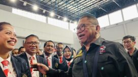 Seleknas dan Pelatnas KKI 2026 digelar di Jakarta. Oesman Sapta menekankan integritas, sportivitas, dan peran wasit dalam pembinaan atlet karate menuju Kejurnas PB FORKI.(doc.prabainsight.com)