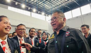 Seleknas dan Pelatnas KKI 2026 digelar di Jakarta. Oesman Sapta menekankan integritas, sportivitas, dan peran wasit dalam pembinaan atlet karate menuju Kejurnas PB FORKI.(doc.prabainsight.com)