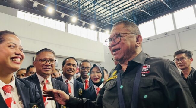 Seleknas dan Pelatnas KKI 2026 digelar di Jakarta. Oesman Sapta menekankan integritas, sportivitas, dan peran wasit dalam pembinaan atlet karate menuju Kejurnas PB FORKI.(doc.prabainsight.com)