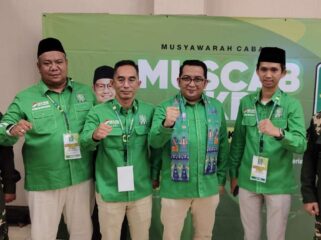 Jajaran Pengurus DPC PKB Kota Bekasi berfoto bersama usai mengikuti Muscab 2026.