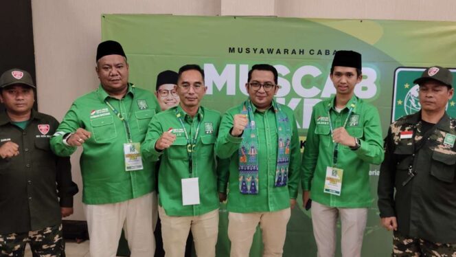 
					Jajaran Pengurus DPC PKB Kota Bekasi berfoto bersama usai mengikuti Muscab 2026.