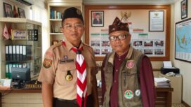 Ketua Kwartir Ranting Gerakan Pramuka Bekasi Selatan, Erwin Firdianto.