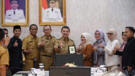Pemkot Bekasi saat menerima kunjungan DPRD Provinsi Jawa Barat.