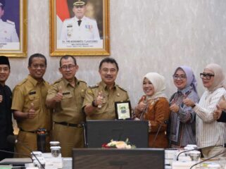 Pemkot Bekasi saat menerima kunjungan DPRD Provinsi Jawa Barat.