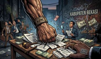 Ilustrasi kasus korupsi di Kabupaten Bekasi