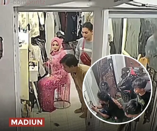 
					Viral di media sosial, pasangan calon pengantin di Madiun terlibat drama saat fitting baju hingga aksi banting HP di salon, mengejutkan pengunjung.(Istimewa)