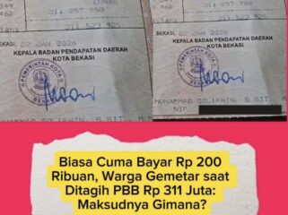 Tagihan PBB melonjak hingga Rp311 juta, ternyata akibat tunggakan lama, denda, dan pembaruan sistem pajak daerah(Istimewa)
