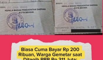 Tagihan PBB melonjak hingga Rp311 juta, ternyata akibat tunggakan lama, denda, dan pembaruan sistem pajak daerah(Istimewa)